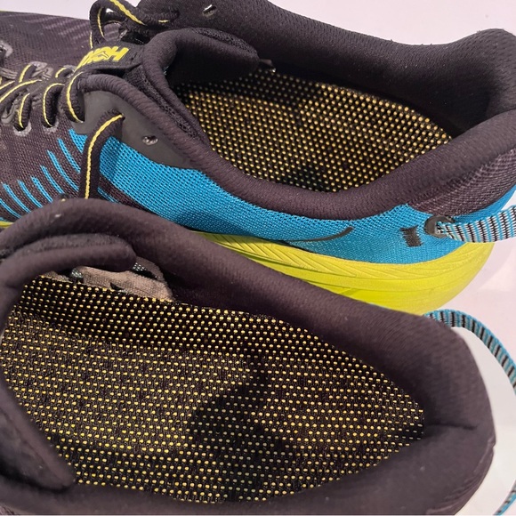 Men’s US 11 Hoka One One Rincon Black Citrus Running Sneakers 1102874 BCTRS - Picture 16 of 16